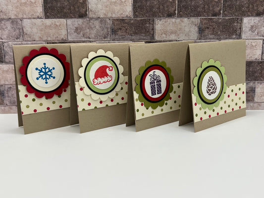 Mini Holiday Greeting Notecard Set