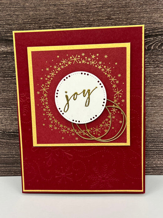 Joy - Christmas Easel Card
