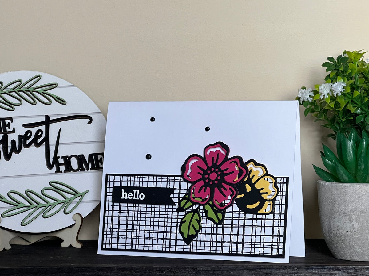 Bright Hello Greeting Card