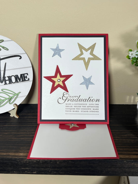 Happy Graduation - Handmade Star Design in Multiple Colors