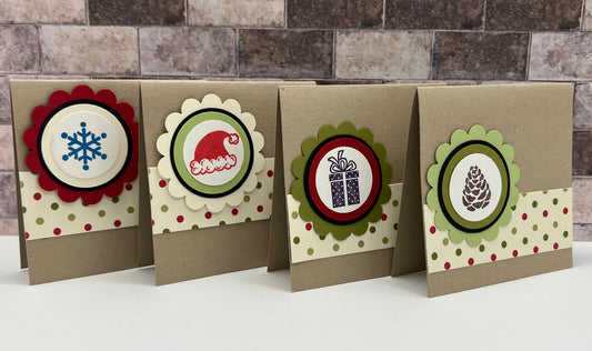 Mini Holiday Greeting Notecard Set