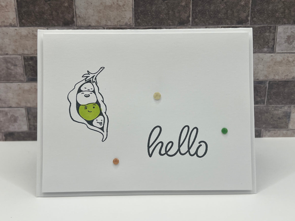 Happy Peas Novelty Card Set