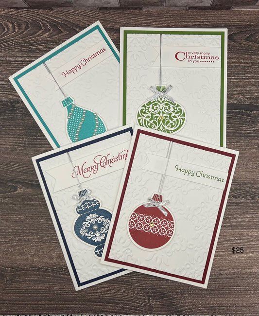 Christmas Ornament Card Set