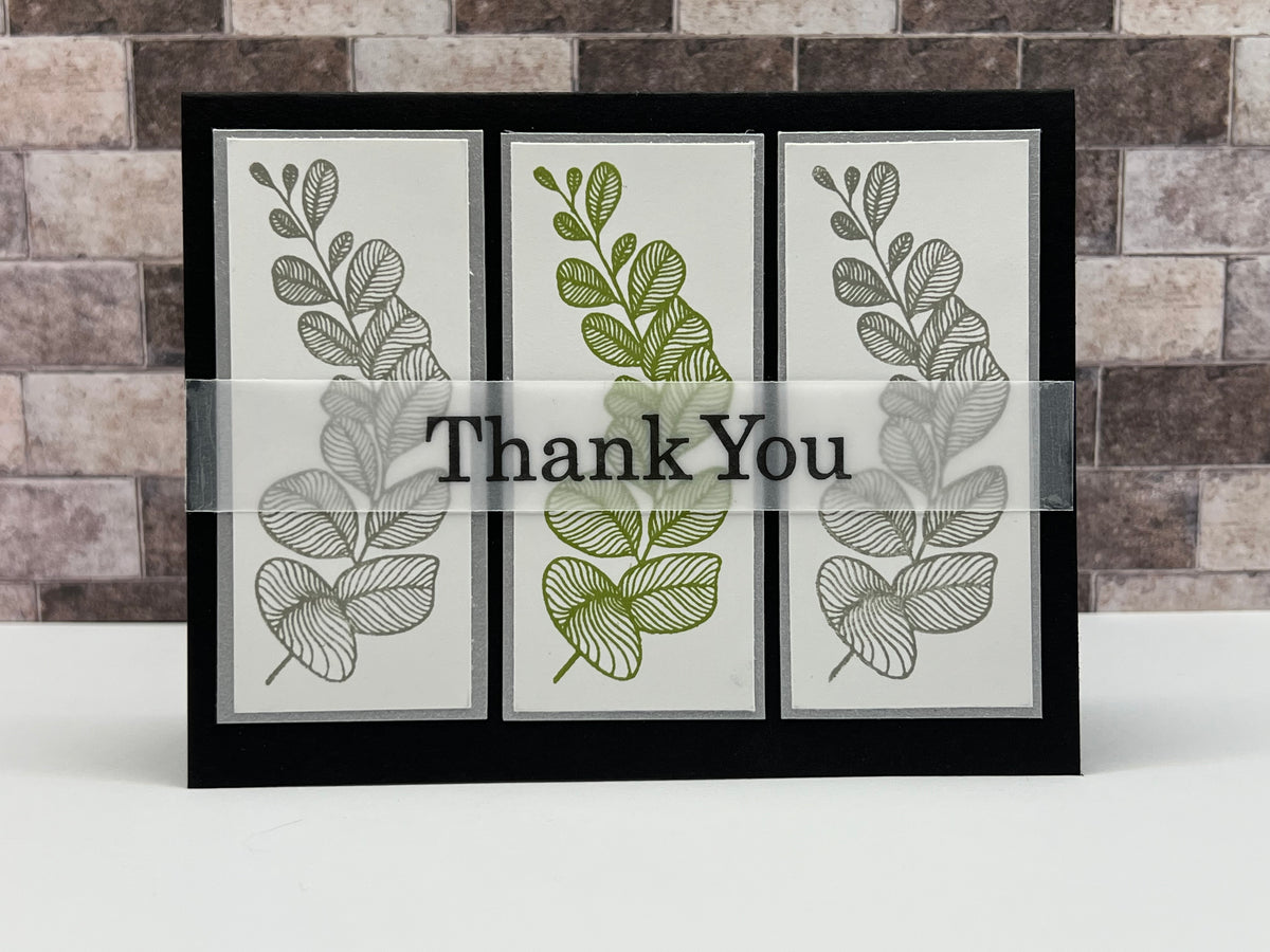 Handcrafted Plant Lover Thank You Card