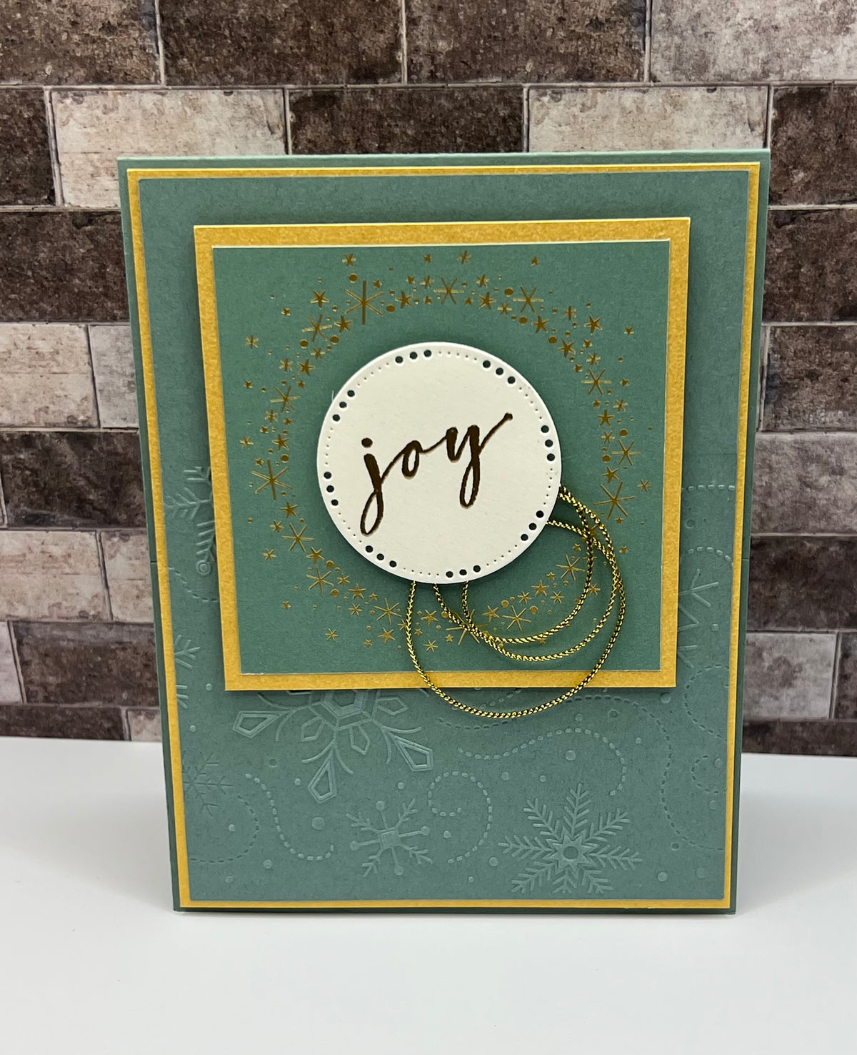 Joy - Christmas Easel Card