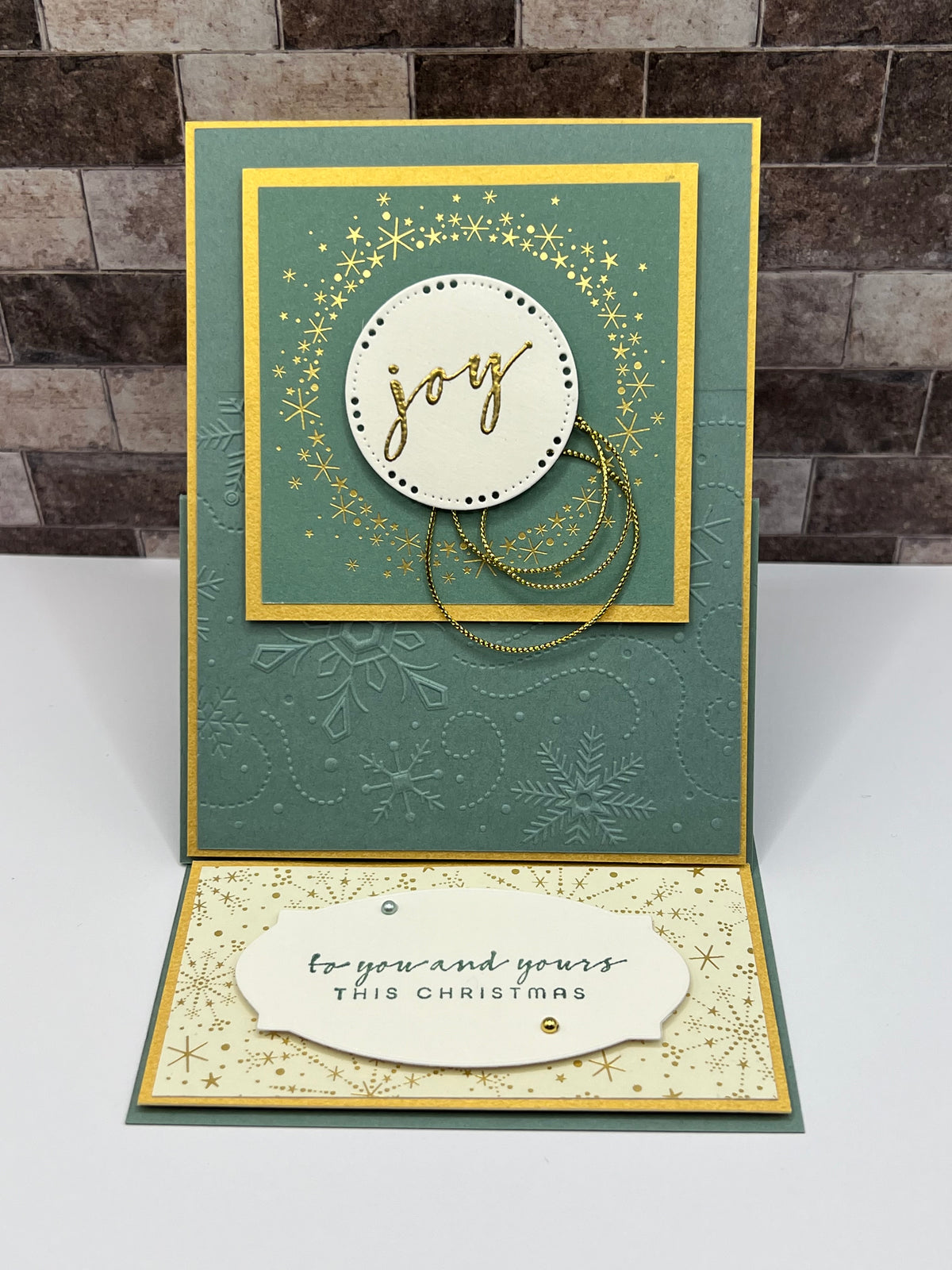 Joy - Christmas Easel Card