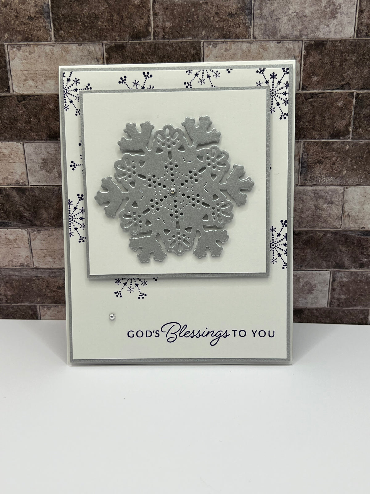 God's Blessings - Christmas Easel Card