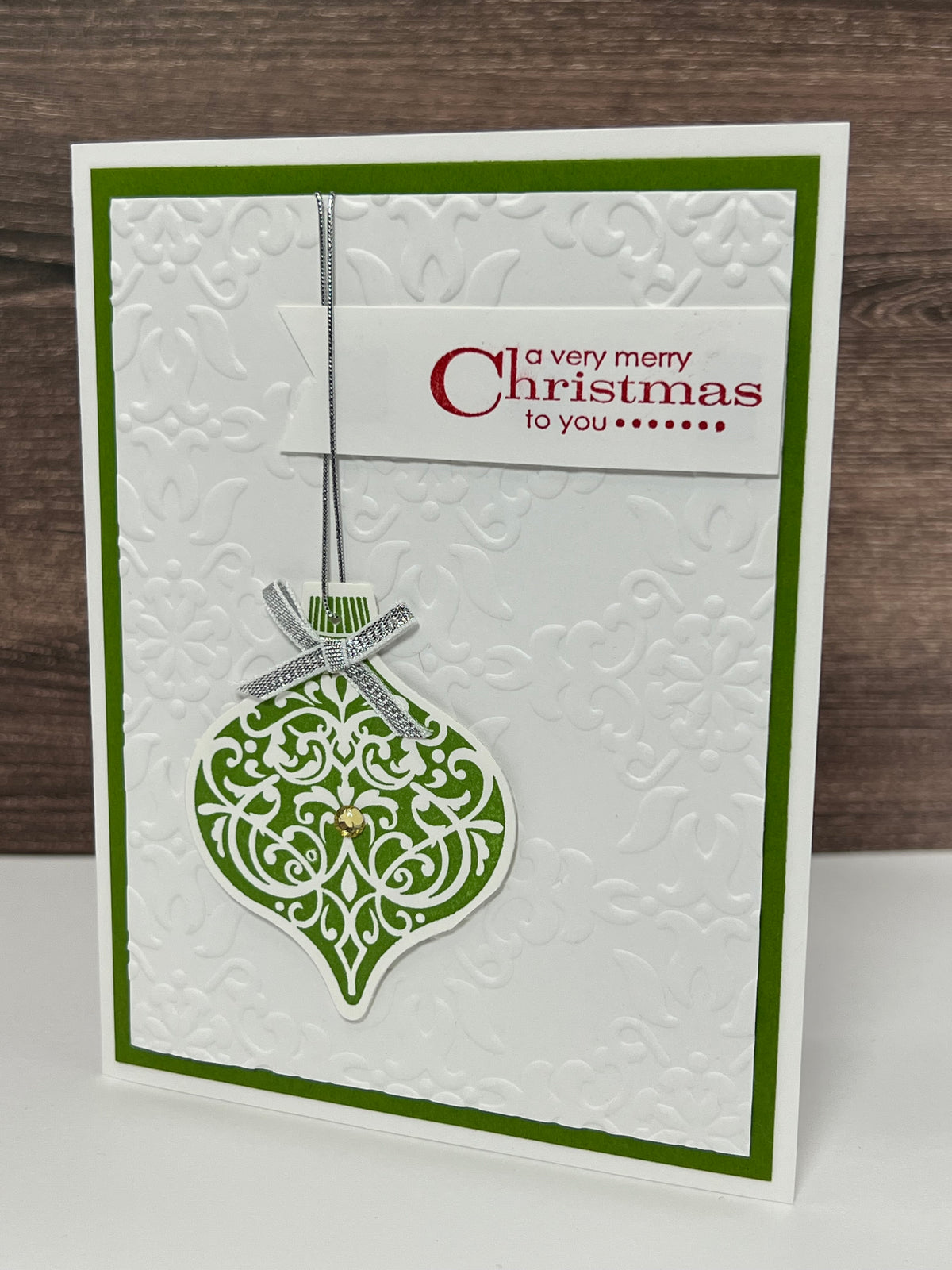 Christmas Ornament Card Set