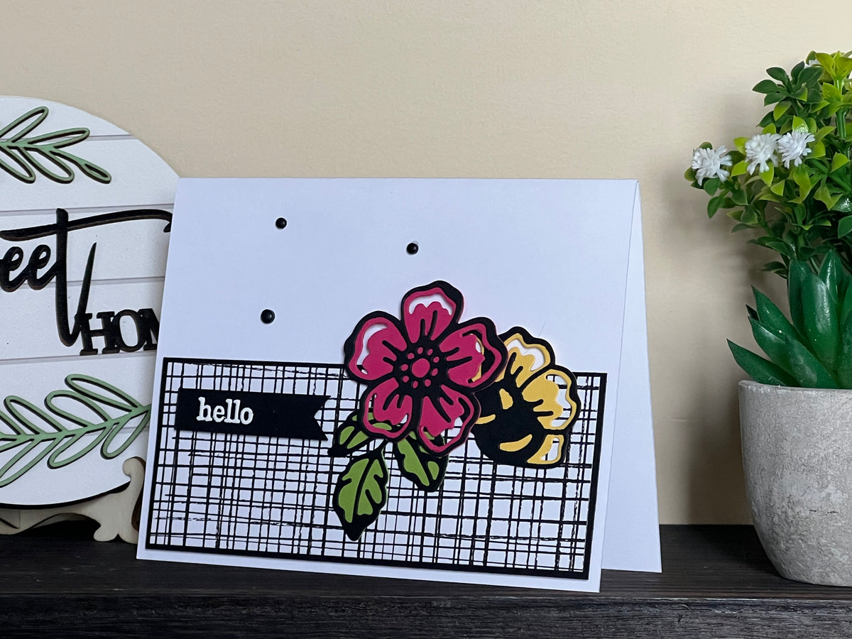 Bright Hello Greeting Card