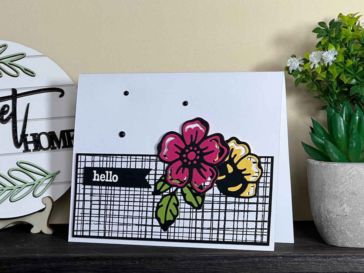 Bright Hello Greeting Card