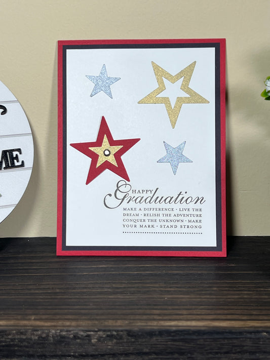 Happy Graduation - Handmade Star Design in Multiple Colors