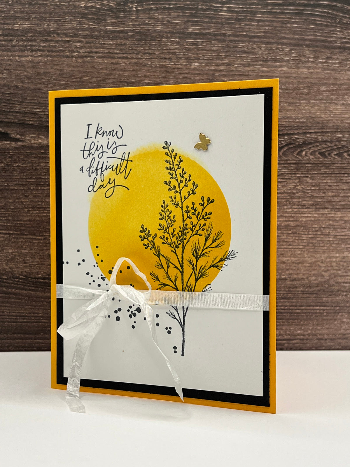 Difficult Day - Handmade Sympathy Card