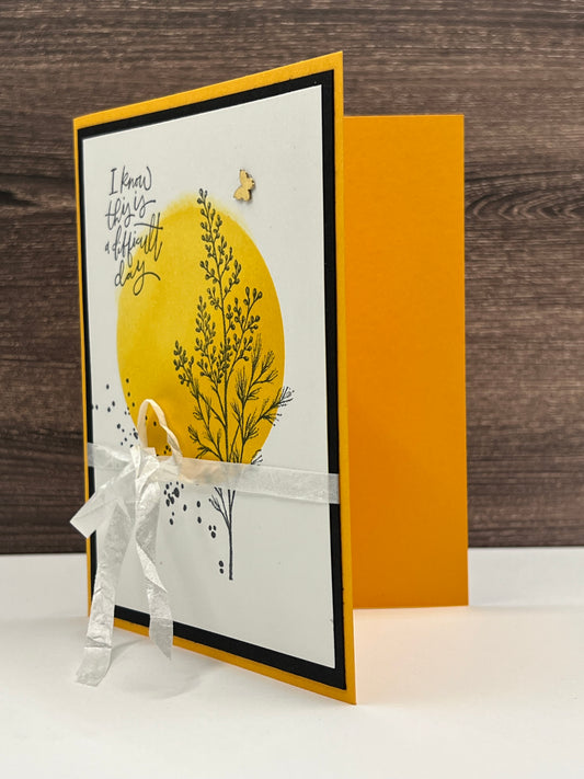Difficult Day - Handmade Sympathy Card