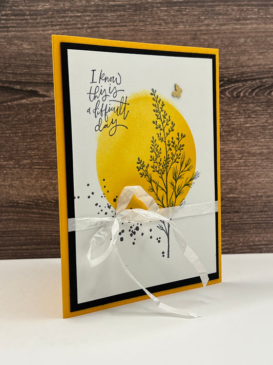 Difficult Day - Handmade Sympathy Card