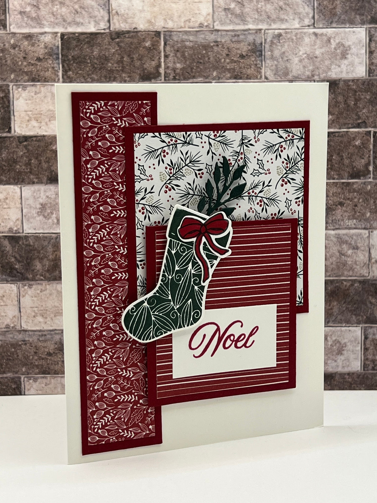 Stocking Up on Noel - Holiday Greeting Card