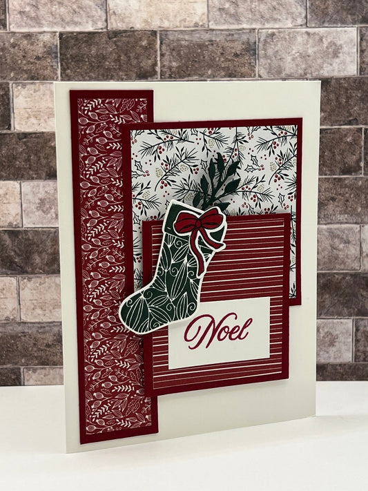 Stocking Up on Noel - Holiday Greeting Card
