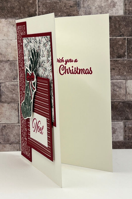 Stocking Up on Noel - Holiday Greeting Card