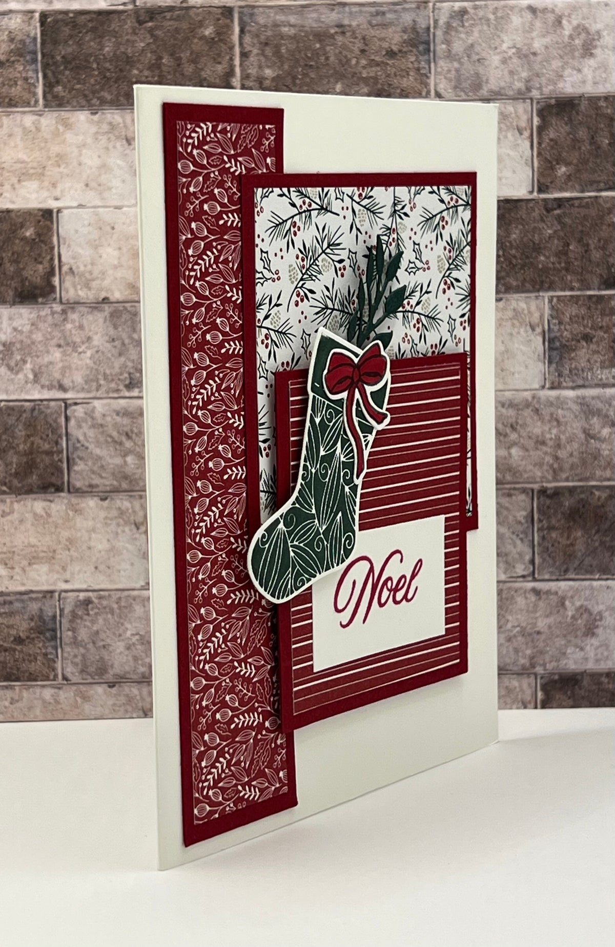 Stocking Up on Noel - Holiday Greeting Card
